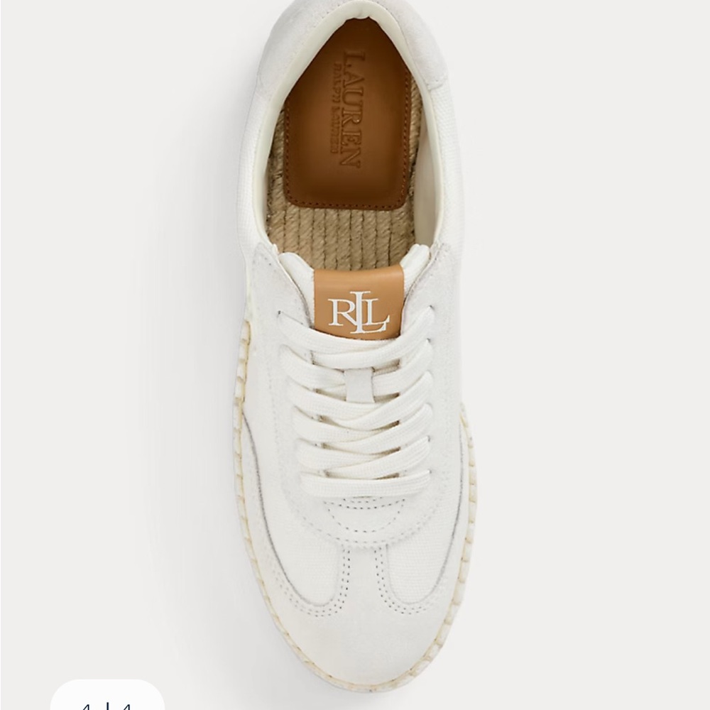 NWT Lauren Ralph Lauren espadrille sneakers
